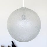Wonderful DORIA Leuchten ice glass hanging Lamp