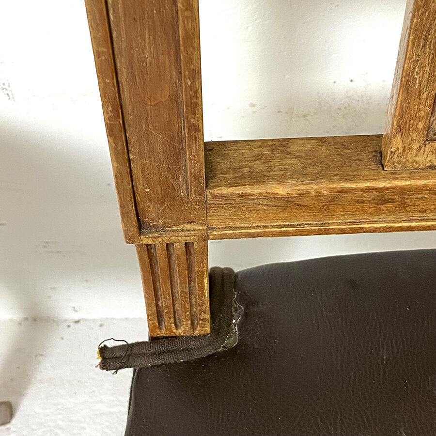 Set of 6 period chairs restoration