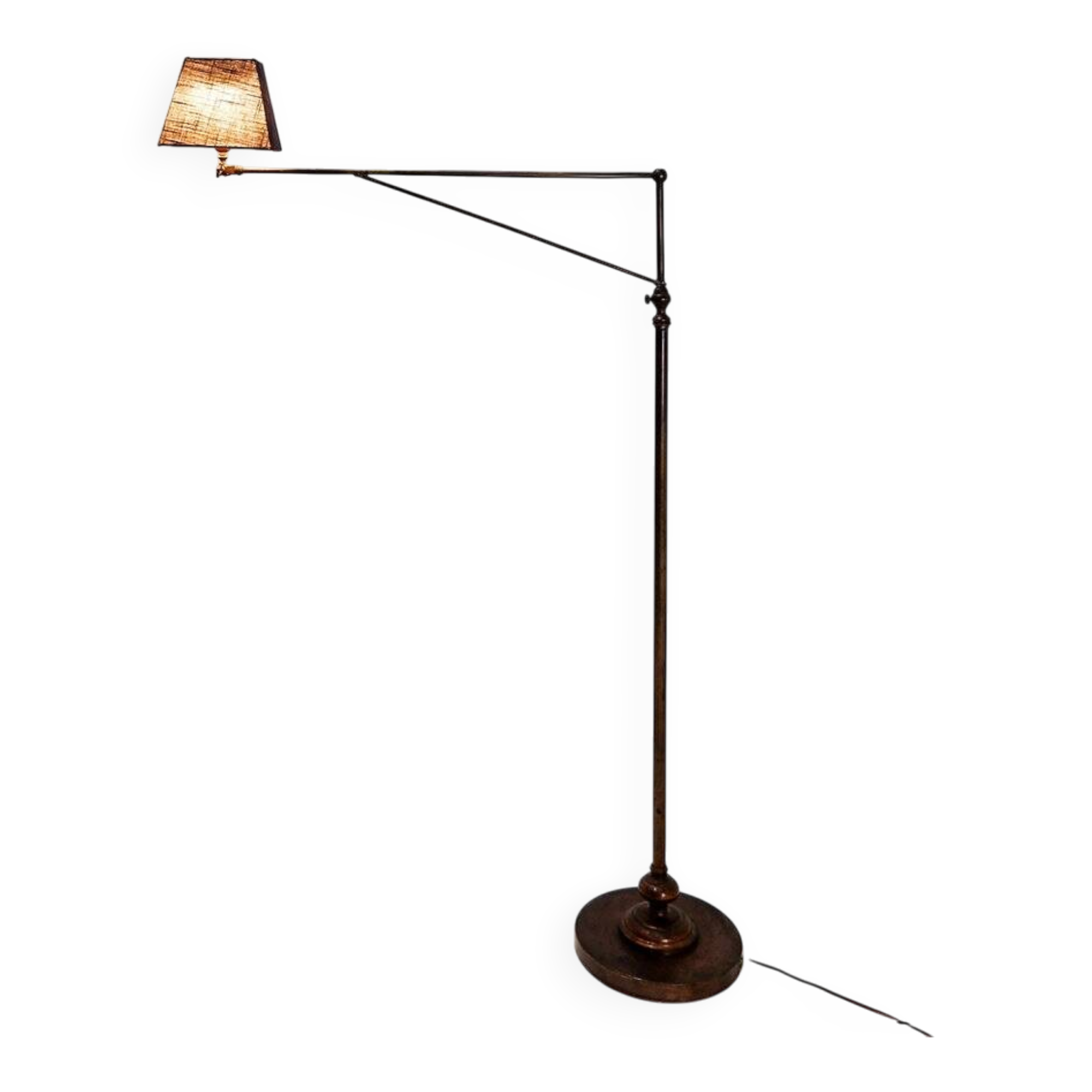 Mid-century industrial floor lamp