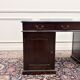 Bureau anglais classique avec incrustation en cuir