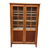 Vitrine parisienne en bois des années 50