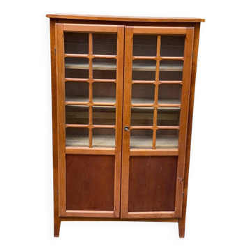 1950s wooden Parisian display cabinet