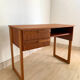 Scandinavian wooden desk sled feet
