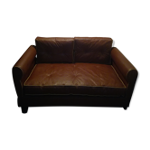 2-seater vintage fawn skai
