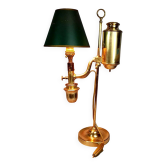 Ancienne lampe à quinquet gaudin à nîmes électrifiée bon état
