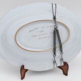 Oval dish in faience by Christian Dior