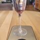 10 coloured glass stemmed glasses
