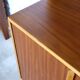 1950s Italian mid-century teak floor-to-ceiling wall unit