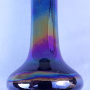 Iridescent glass vase