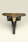 Elephant Head Shelf Hand-Carved & Brass – Indian Folk Art