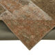 Handmade Turkish Overdyed 197 cm x 300 cm Brown Patchwork Carpet