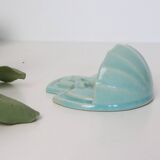 Desvres earthenware stoup, 1980