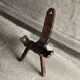 Brutalist tripod chair
