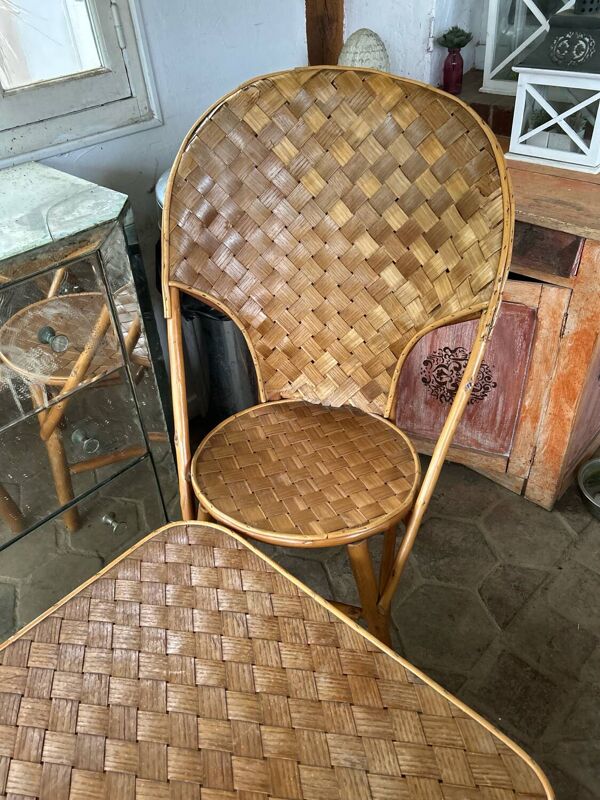 Fauteuils dit ''corbusier'' et sa table basse