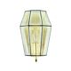 1 of 3 Mid-Century Glass & Brass Wall Lamps from Limburg, Germany, 1960s