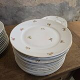 Set of Cérabel porcelain soup and dinner plates from Baudour