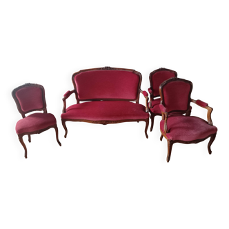 Complete Louis XV living room completely restored