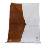 Moroccan rug in natural wool, 250cm x 150cm