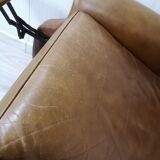 Leather reclining chair