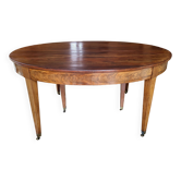 oval mahogany table