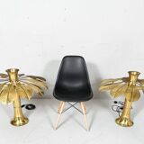 Carlo Giorgi. 2 sculptural lamps/table lamps by Carlo Giorgi for Bottega Gadda, model: Ippocastano, Italy, 1970s.