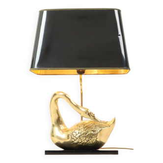 Lampe cygne Hollywood Regency, Italie