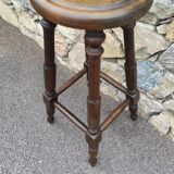 Antique bar wooden stool