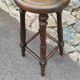 Antique bar wooden stool