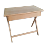 Light wood desk with large drawer