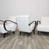 Armchairs by Jindrich Halabala, 1940s, Set of 3
