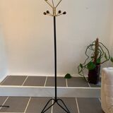 Parrot coat rack tripod vintage 50s