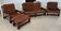 Scandinavian sofa, two armchairs and an ottoman, 1960s