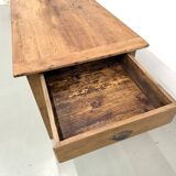 Solid walnut table - Tapered legs