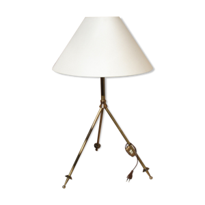 Lampe a poser support - tripode ancien