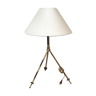 LARGE TABLE LAMP OLD TRIPOD SUPPORT