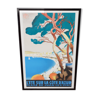 Roger Broders poster "Summer on the Azure Coast"