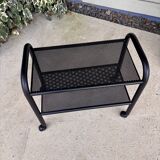 Vintage metal serving trolley