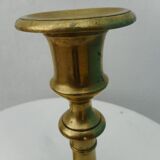 Pair of brass candlesticks