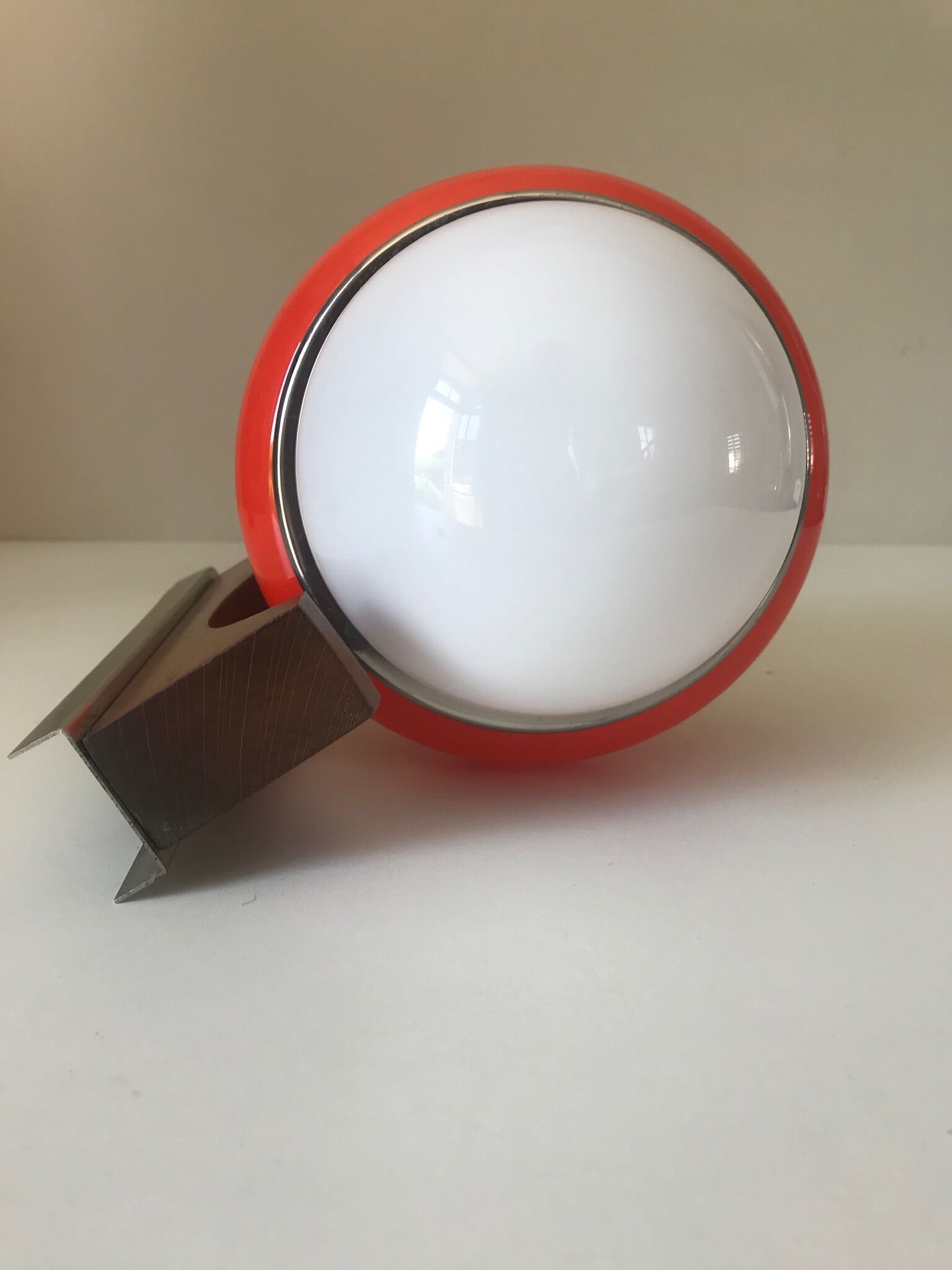 Applique bois et verre des annees 70