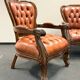 Original Vintage Chesterfield Chippendale Living Room set