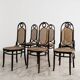 Dining set with 6 vintage chairs from the 1950s, Sautto & Liberale.