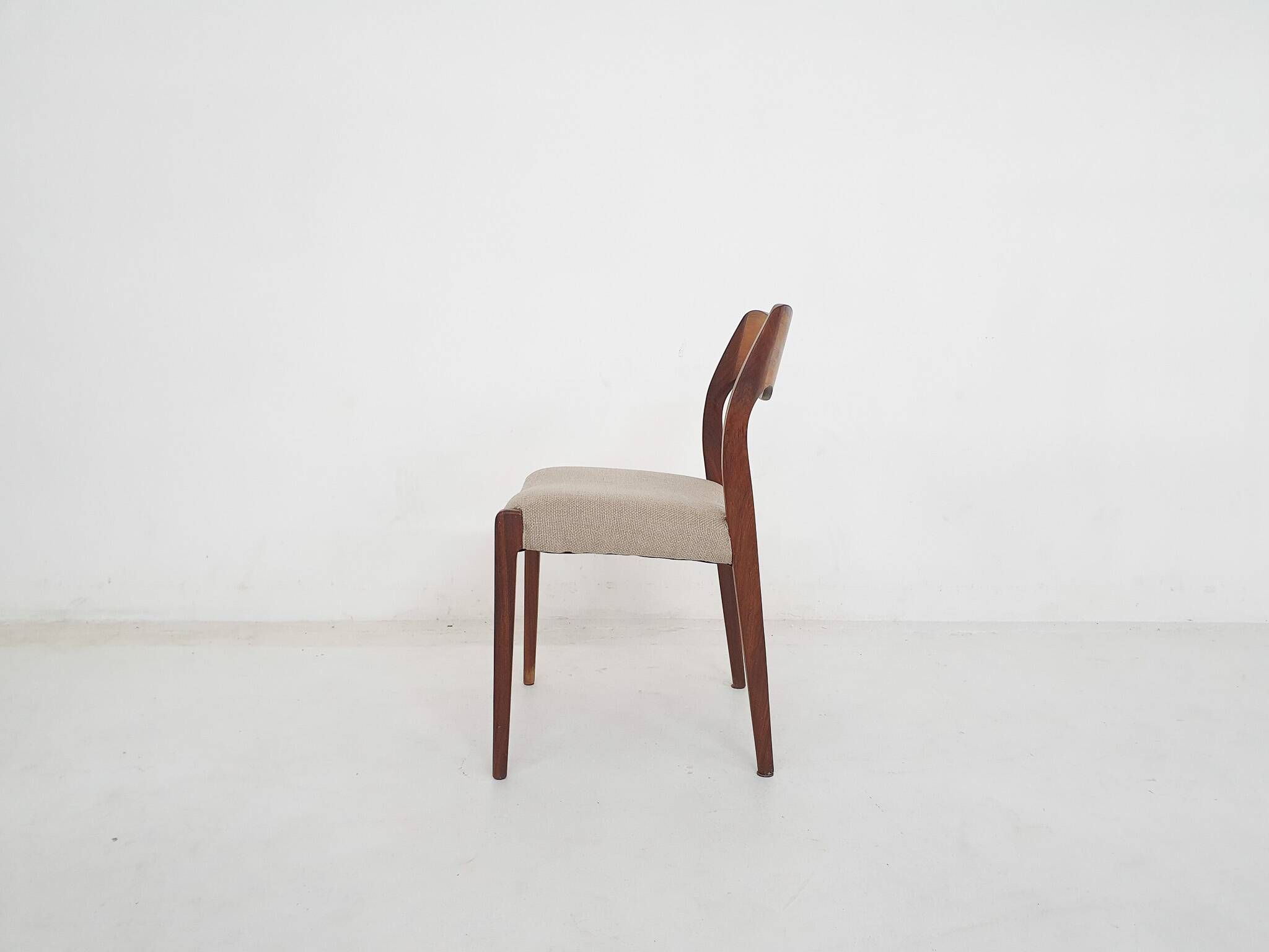 Teak dining chair model 71 by Niels Otto Moller for J.L. Moller Mobelfabrik, Denmark 1960's