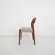 Teak dining chair model 71 by Niels Otto Moller for J.L. Moller Mobelfabrik, Denmark 1960's