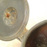 Antique Sheffield Broadhead Stamped Pewter Teapot Vintage