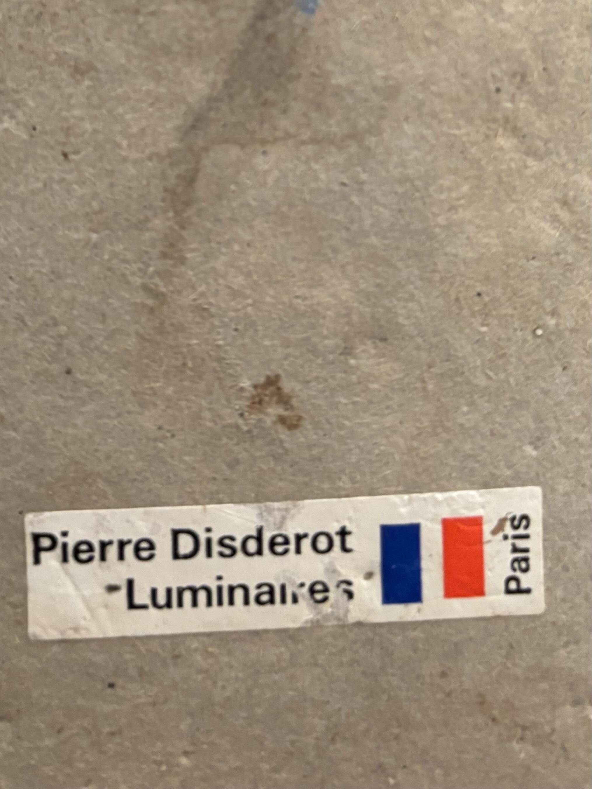 Jean Michel Chaudeurge floor lamp, Disderot 1970