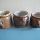 Lot anciens pots grès déco rustique old french stoneware pots