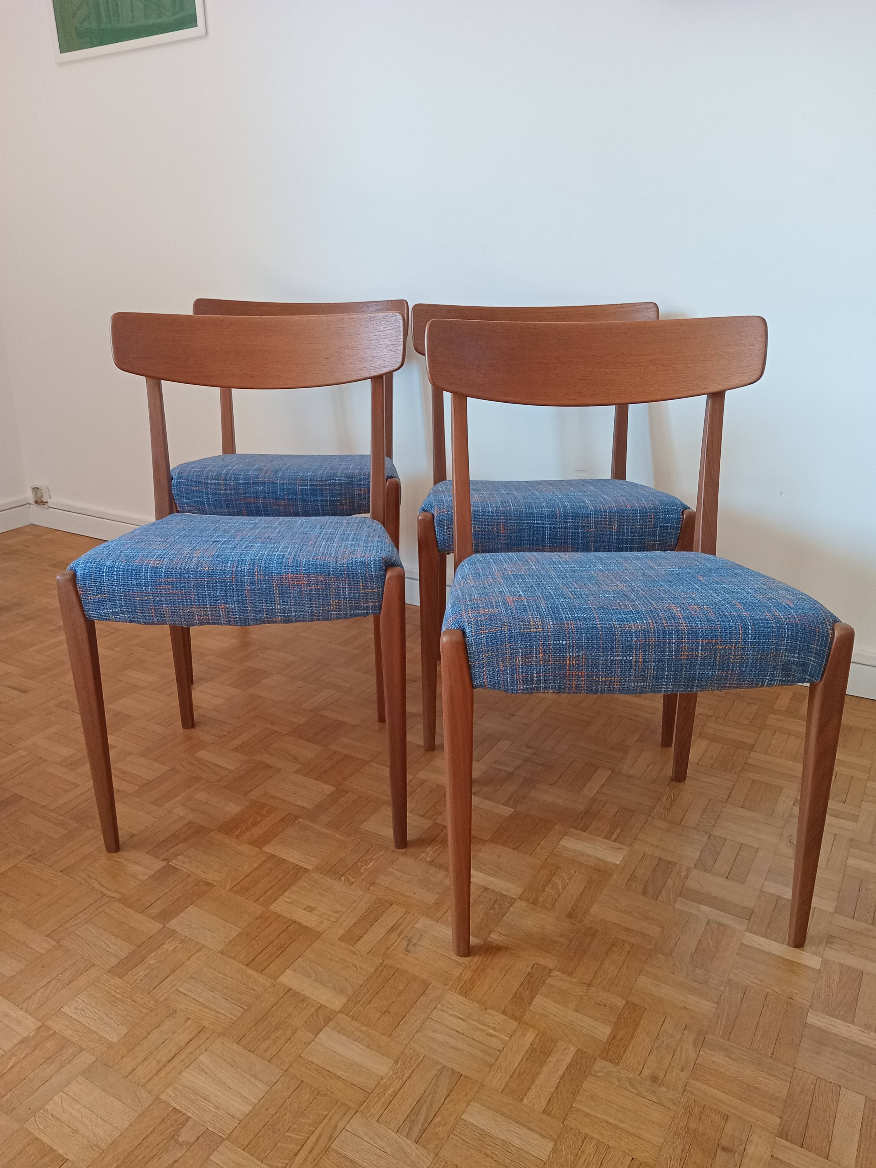 Swedish vintage teak chairs – PKaraborgs Mobelindustri AB TRIBO