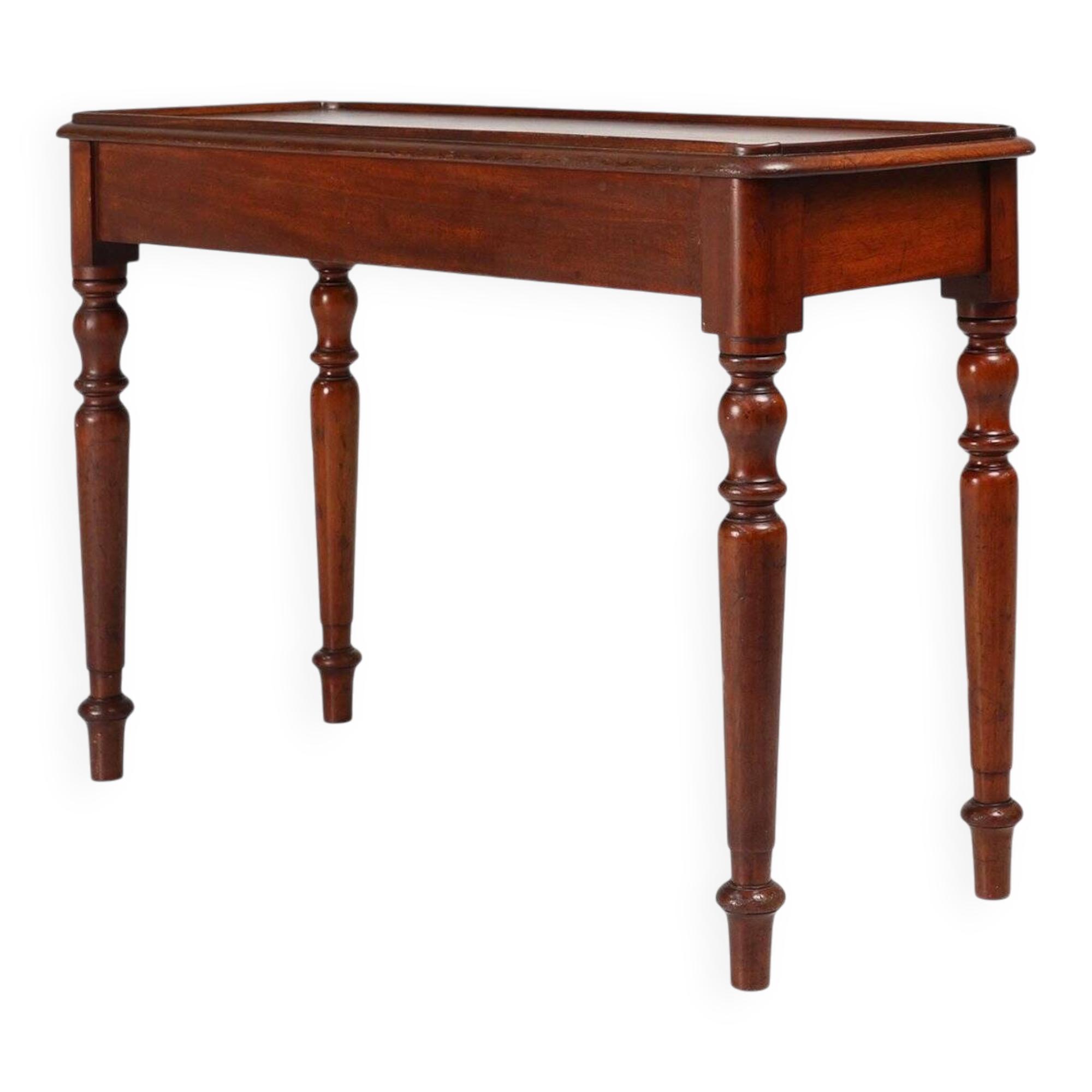 Table d'appoint anglaise élégante du milieu du 19e siècle en bois massif