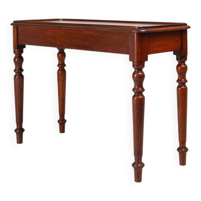 Table d'appoint anglaise élégante du milieu du 19e siècle en bois massif