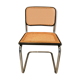 Chaise B32 par Marcel Breuer noire chromée